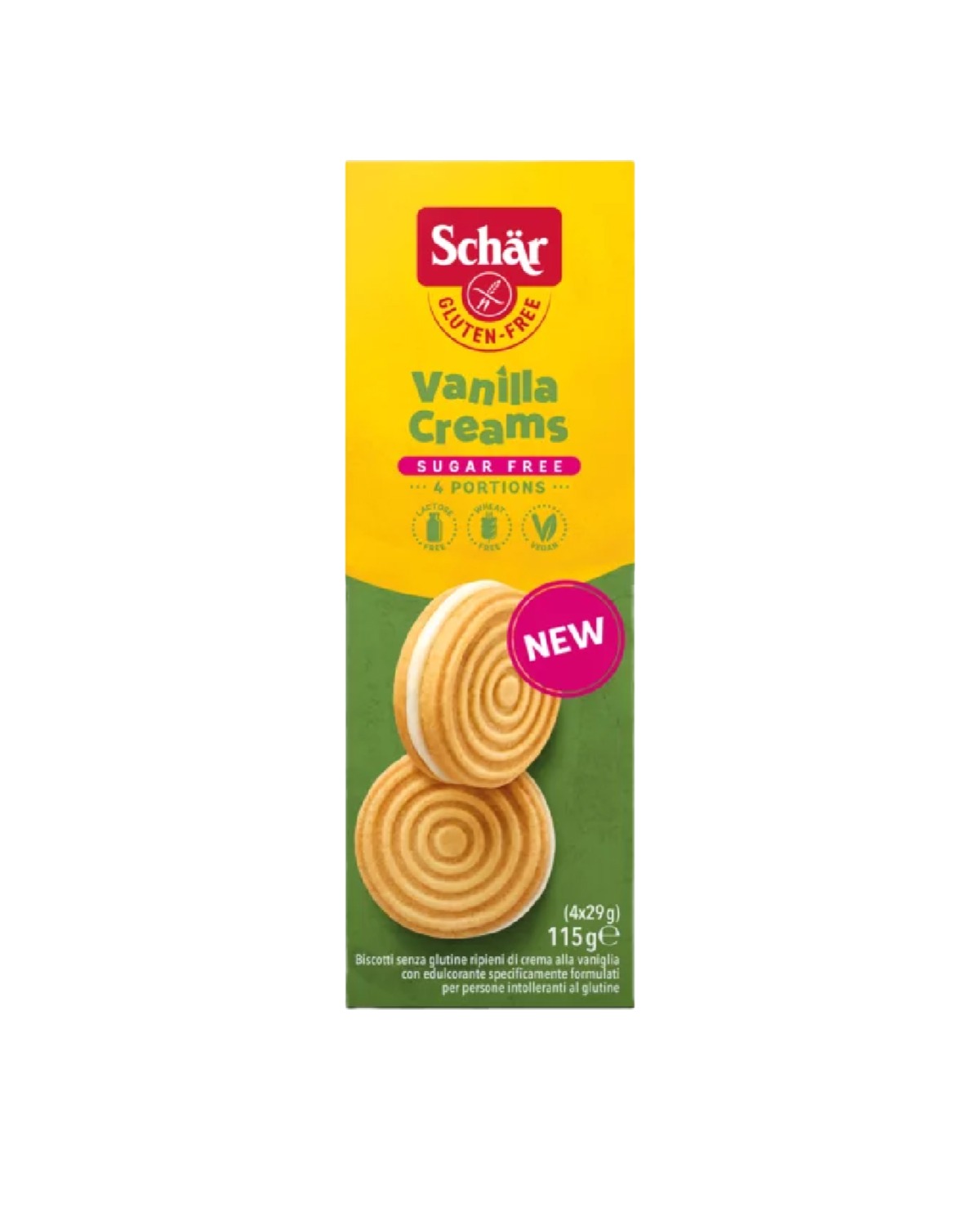 Vainilla Creams Sugar Free