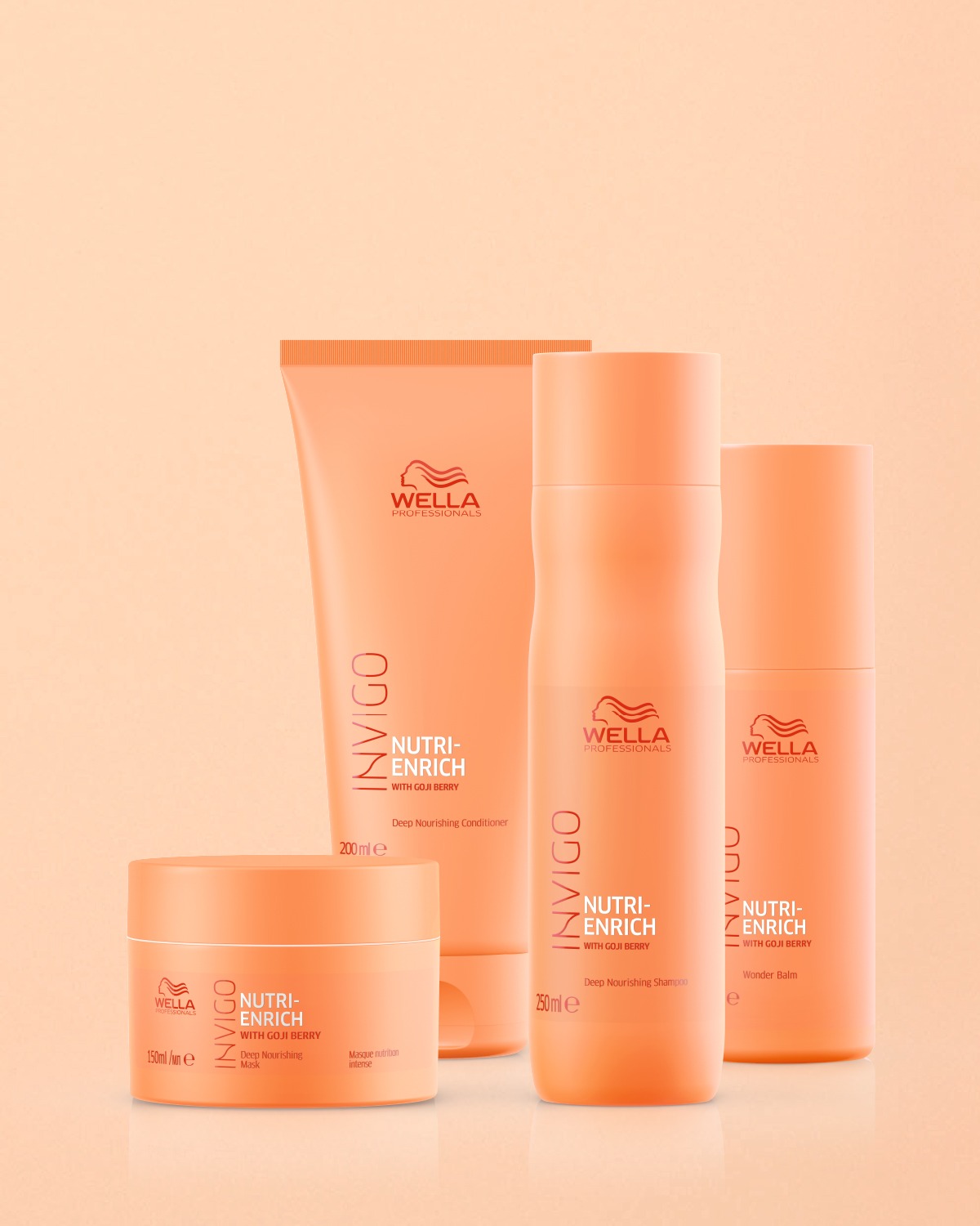 NUTRI - ENRICH / Nutrición intensa, devuelve la vida a tu cabello.